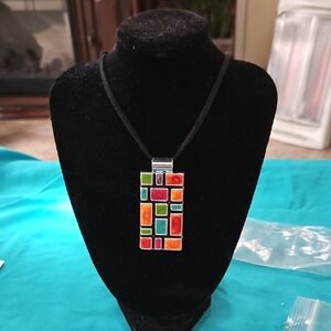 Colorful Geometric Pendant